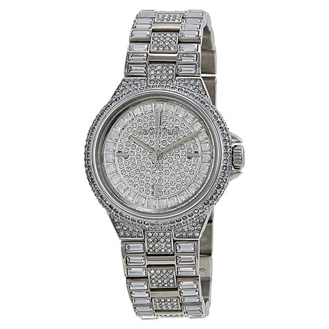 camille michael kors watch silver